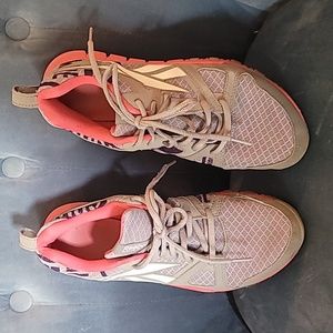 Reebok Sublite Foam Grey Pink Shoes (7.5)